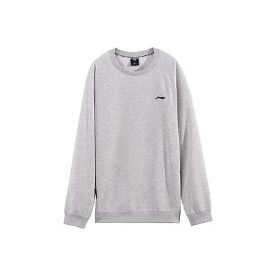Li-Ning Wszechstronny sweter z okrągłym dekoltem, sportowy styl życia, wygodny, prosty, modny, pełen witalności, modna bluza unisex AWDVH03-2