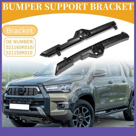 Left Right Side Bumper Support Bracket TWO  for Toyota Hilux 05-09