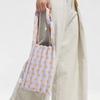 Mini shoulder bag orange polka dots