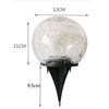 Outdoor Solar Crack Ball Lampe Hof Landschaft Vergraben Eishockey Lampe Garten Rasen Plug-In Lampe Ball Garten Dekoration Ornamente