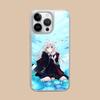 Wandering Witch Elaina Silver Plating Mobile Phone Case for iPhone 17 16 15 14 13 12 11 Air Pro Max Plus Colorful Cover