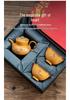 Elegant Duan Ni Purple Clay Teapot & Two Cups Set - High-End Tea Brewing Gift Box Souvenir
