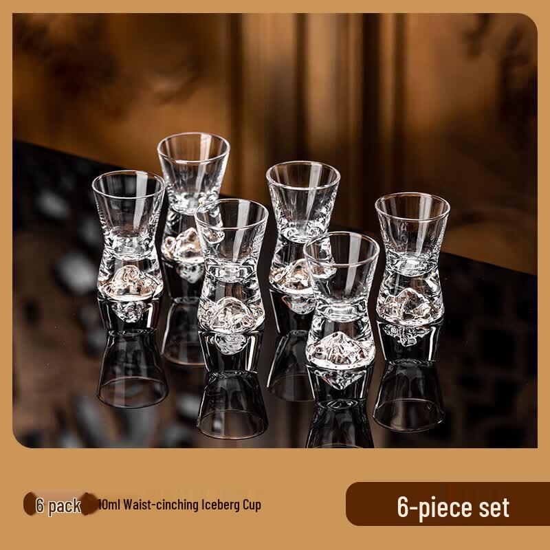Youluo Creative Iceberg Crystal Shot Glass Set