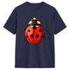 Cute Ladybug T-Shirt Summer  Cotton T-Shirts For Men's Harajuku Design Tshirt Short Sleeve Vintage Clothing