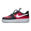 Nike Tênis Casual Cano Baixo Infantil Air Force 1 Toggle Se Tênis Infantil Preto Vermelho DN3322-600