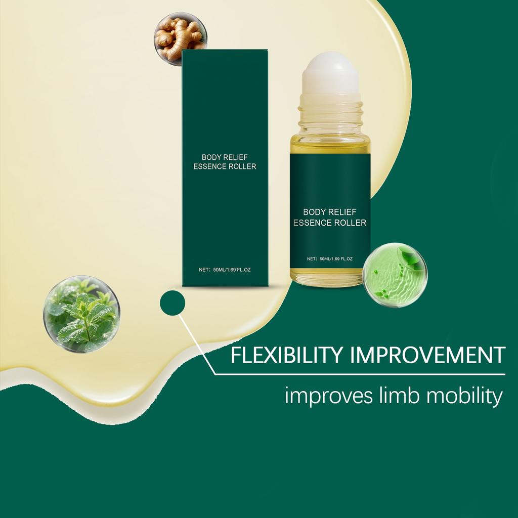 Portable Body Pressure ,relieving Ball Massage Oil For Fatigue Care  , Shoulder And Neck Relaxation  , Soothing Ball  ,50ML