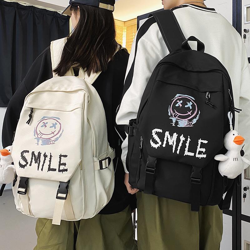 Fashion Letter Backpack Elementary School Students Junior High School Students High Quality Female Students