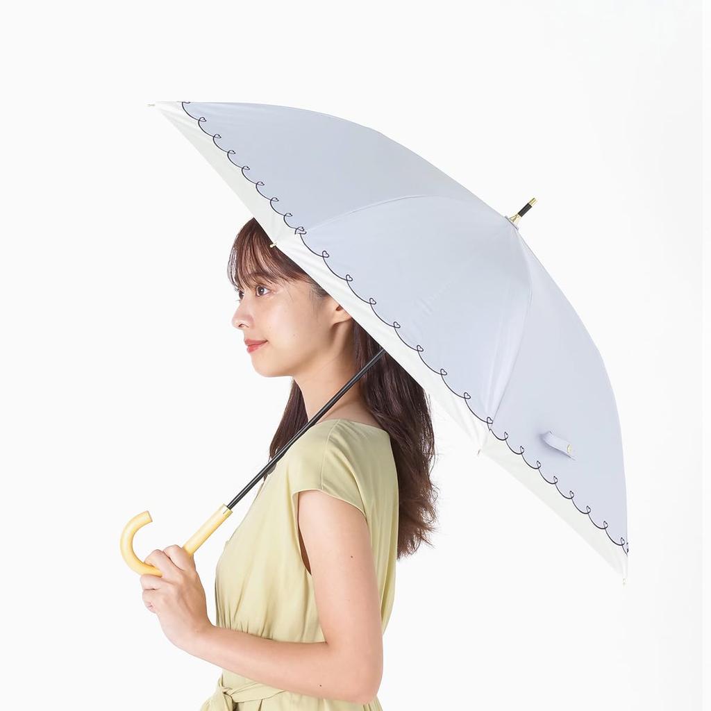 Nifty Colors Langer Verdunkelungs-Bicolor-Herzschirm 2455SX, Stickerei,