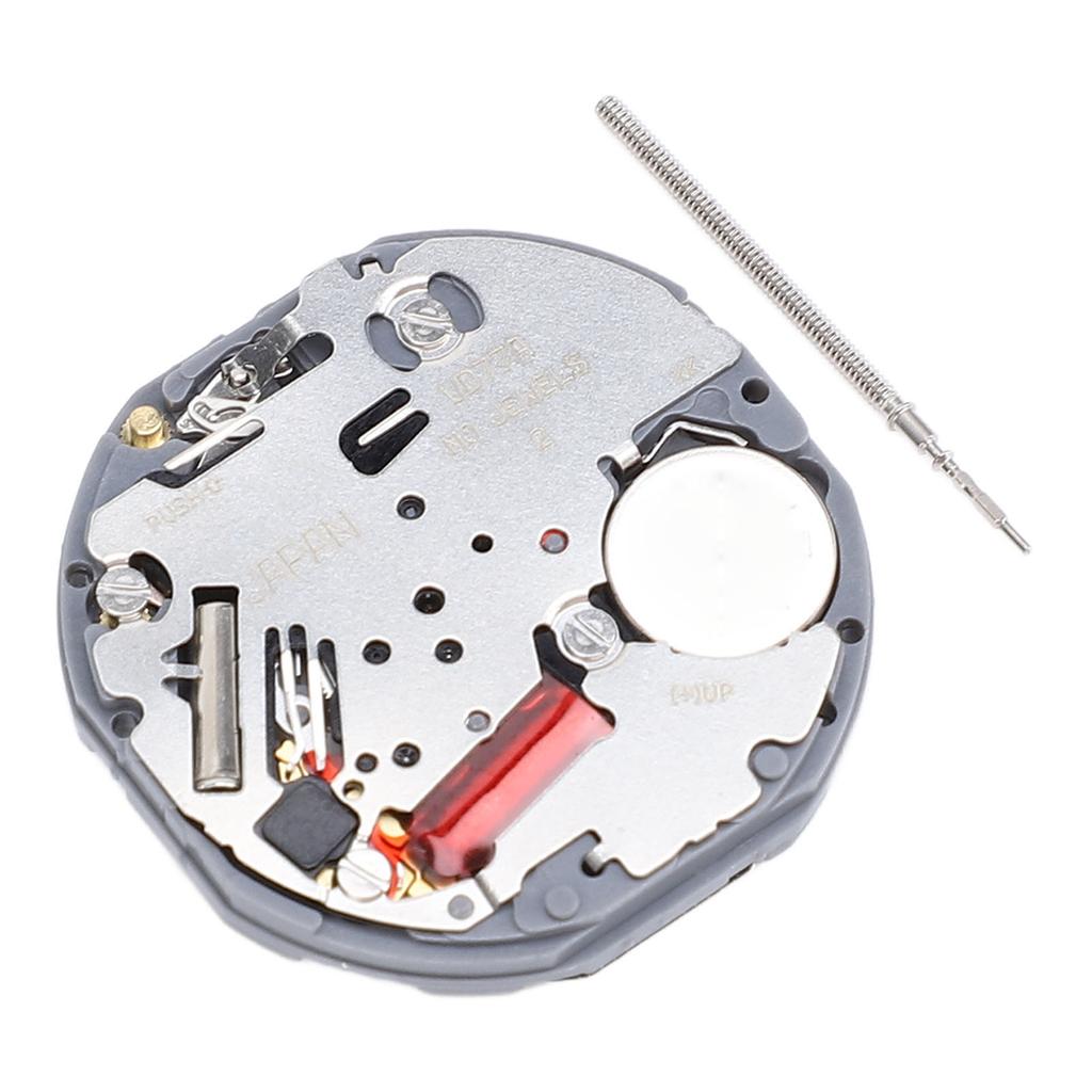 VD77A Quartz Movement 2 Hands 24 Hour Hand Week Date VD77 Movement with Electronic Watch Accessories