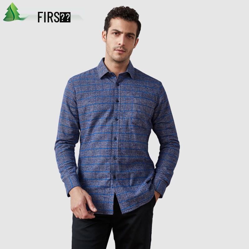 SHANSHAN Men s Warm Business Casual Shirt 41