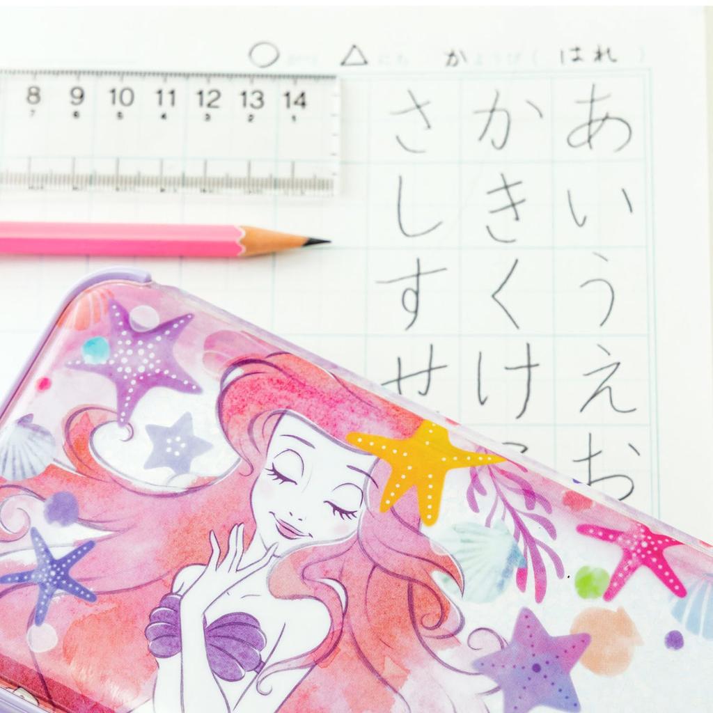 Showa Note Holographic Pencil Little Mermaid 184457006 Case, Ariel,