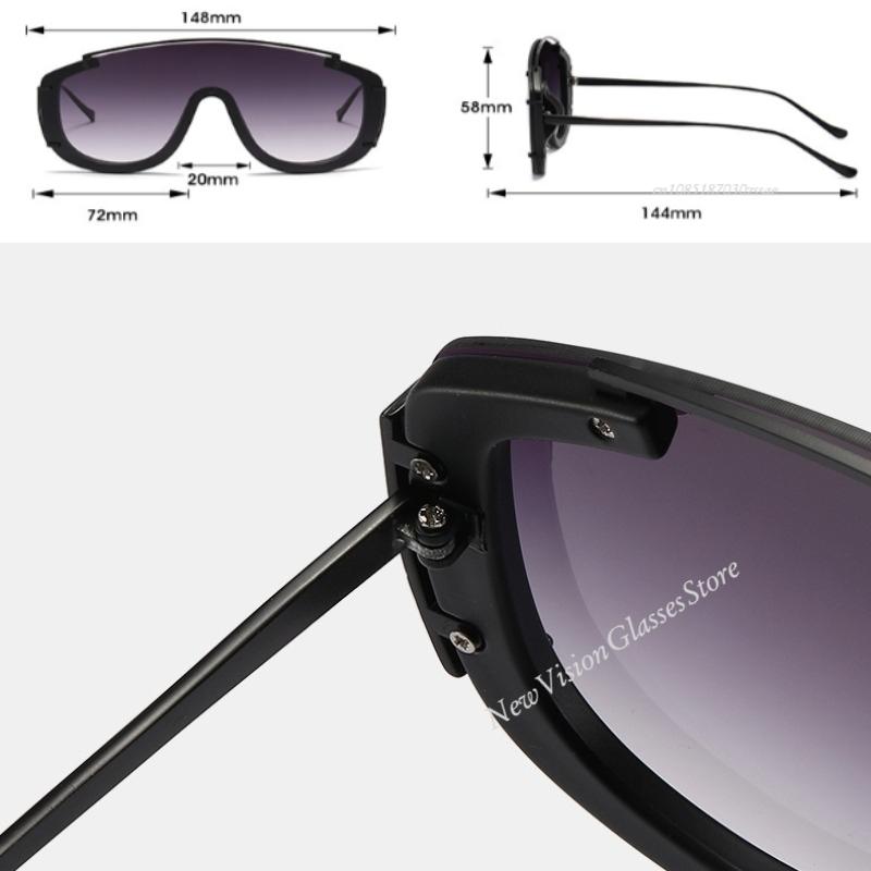 Óculos de Sol Femininos Estampa Leopardo Estilosos Degradê Óculos para Esportes ao Ar Livre Luxo Design Metálico Oversize Óculos de Sol Masculinos