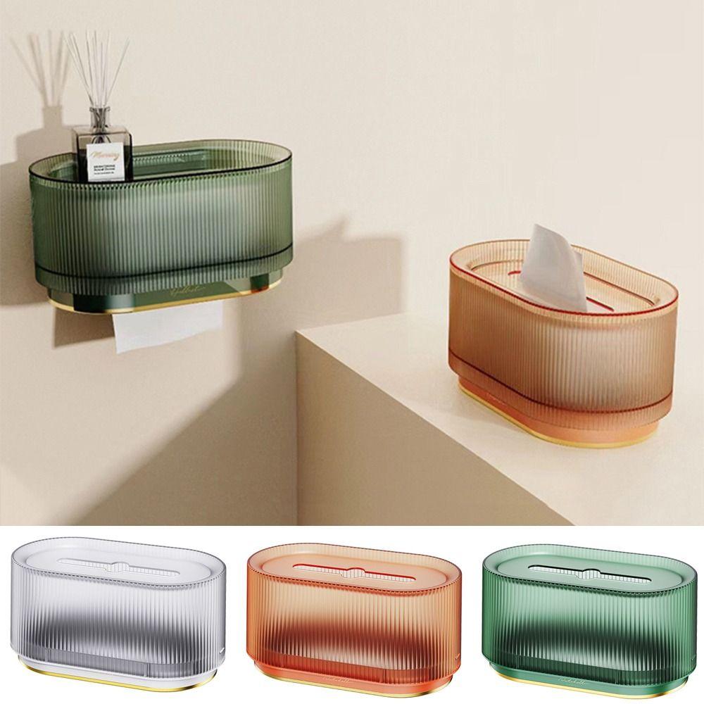 

Прямоугольная коробка для салфеток Прозрачный диспенсер для бумаги Легкий роскошный держатель для салфеток Рабочий стол