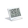 Foldable Desktop LCD Electronic Clock Multi-function Date Temperature Alarm Clock Simple and Convenient Thin Travel Clock