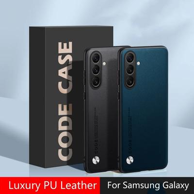 For Samsung A56 A36 Luxury Silicone Leather Cover For Galaxy A56 A36 A26 5G A16 A06 A05S A55 A35 Camera Protection Shell Fashion Shockproof Bumper
