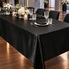 Elegante Tischdecke für Event-Dekoration Einfarbige Satin-Tischdecke, 102 x 57 Zoll Rechteckige seidenartige Tischabdeckung, Waschbar für den täglichen Gebrauch, Glatt und glänzend