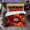 Set Biancheria da Letto Brentford Football 3 Pezzi Morbido Set Copripiumino con Federe Set Decorazione Camera da Letto per la Casa