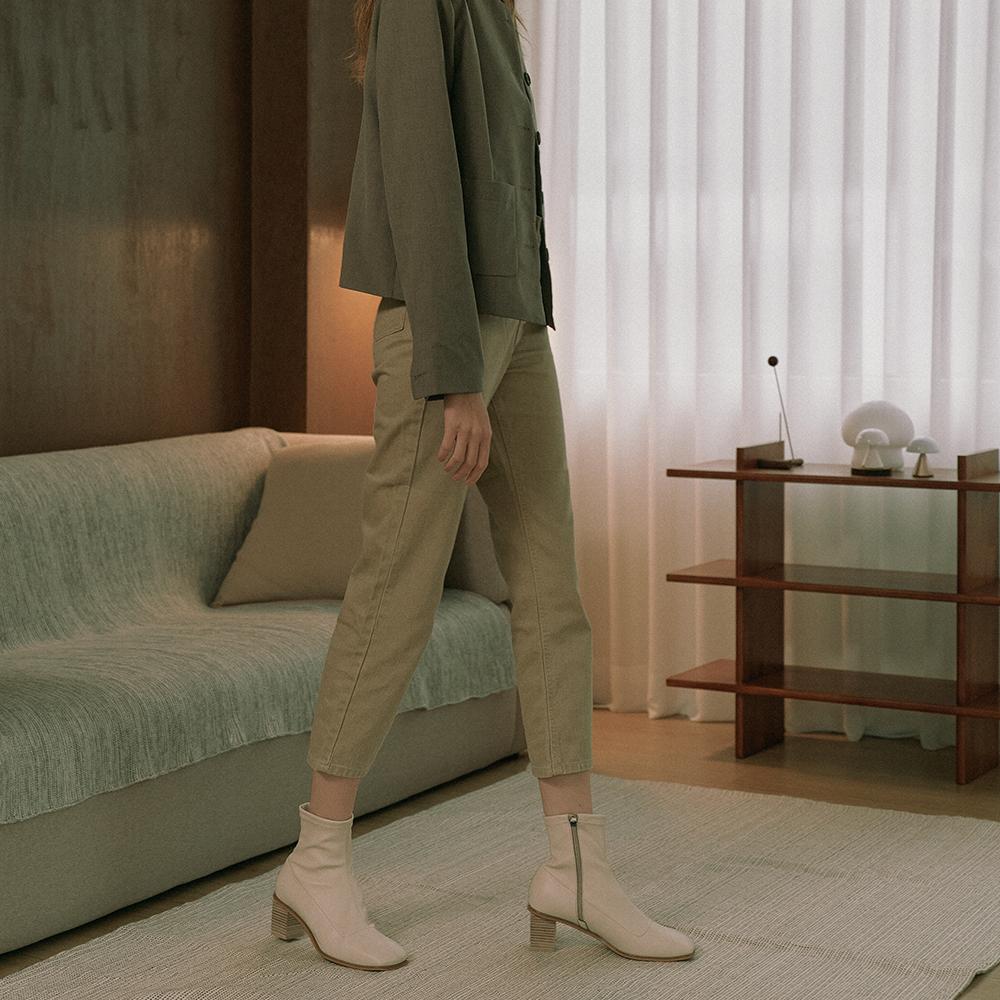 Kerrijade Wood Socks Boots_Ivory