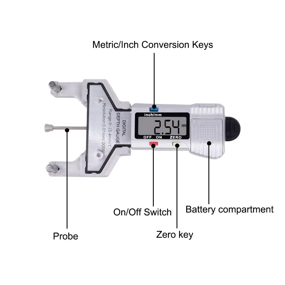 Belt Elastic Tensiometer Digital Display Belt Tension Gauge High Precision Belt Tension Tester for Voron 3D Printer