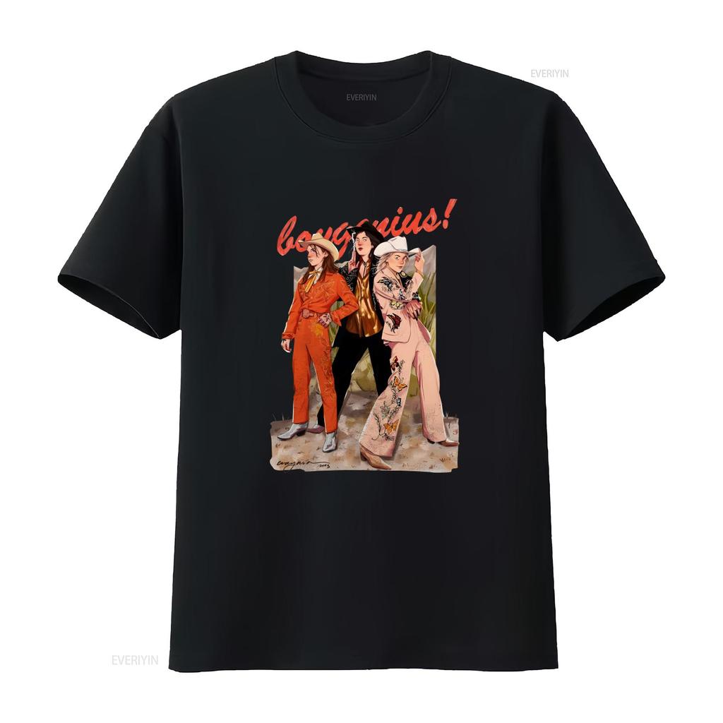 Boygenius 2023 Indie Rock Music Tour T Shirt All Sizes S 5XL Unique Band Design Perfect for Fans vintage Washed graphic
