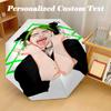 Portable Auto Folding Umbrella,Billie Eilish 8 Rib Waterproof Umbrella For Camping Commute