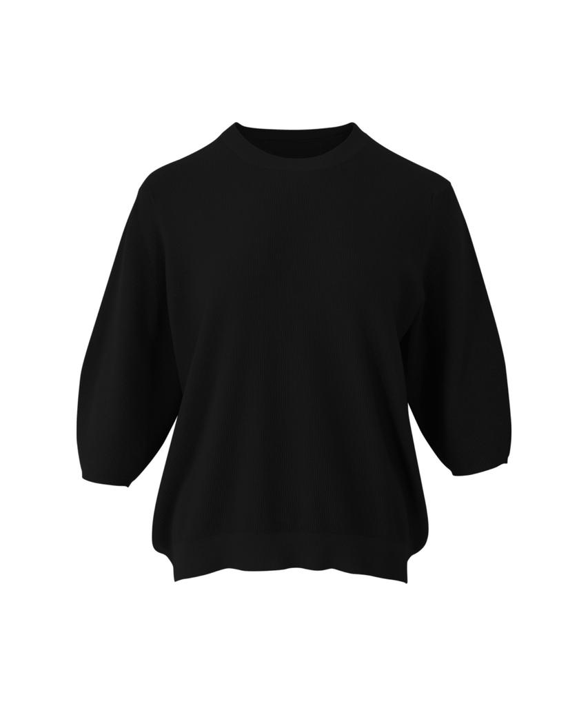 Baseukala Drop Shoulder Round Neck Capri Knitwear (5Colors)