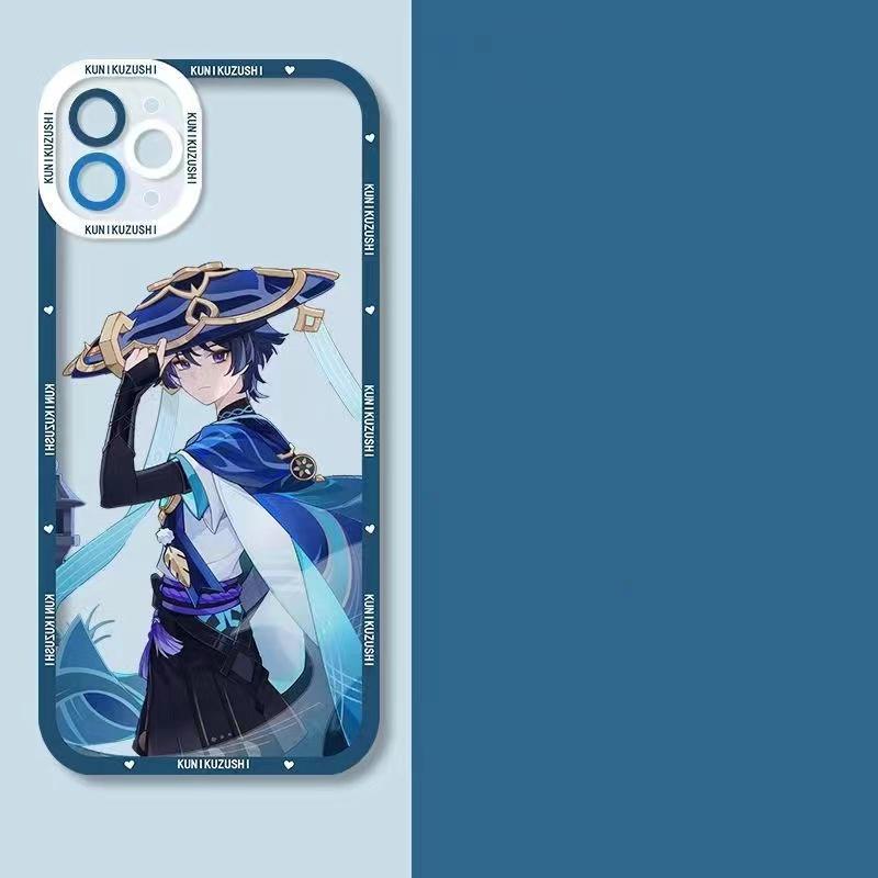 Genshin Impact Handyhülle Für Samsung S25 S24 S20 S21 S22 S23 Plus Ultra S20 S21 S23 FE A16 Wanderer Neuvillette Furina Hülle