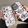 Cute Puppy Phone Case For iPhone 17 Pro Case iPhone 16 15 14 Pro Max 11 12 13 Air Matte Magsafe Magnetic Wireless Charge Cover