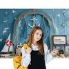 Summer Nautical Photography Background Underwater Pirate Wood Board Sailboat Rudder Boy Kids Birthday Party Decor Photo Backdrop