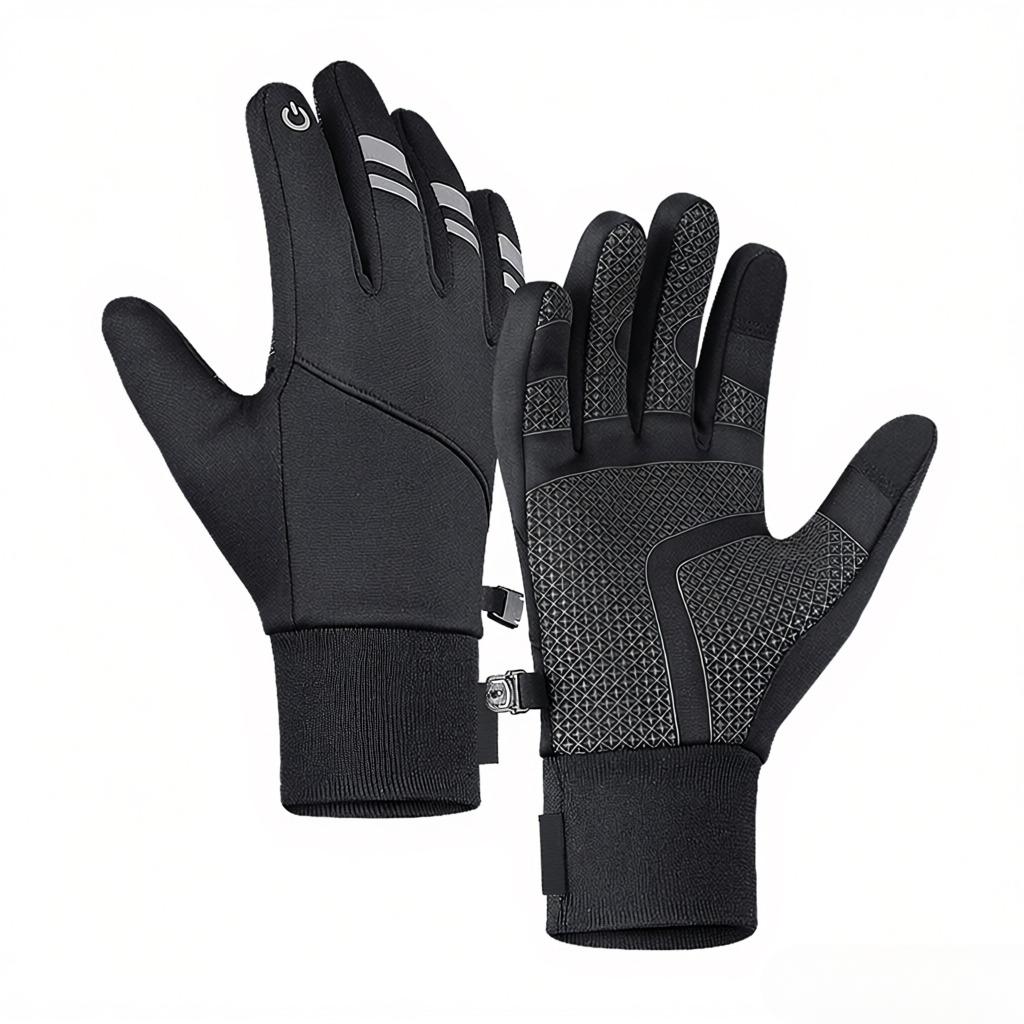 Winter Warm Gloves Touchscreen Fleece Waterproof Cycling Gloves