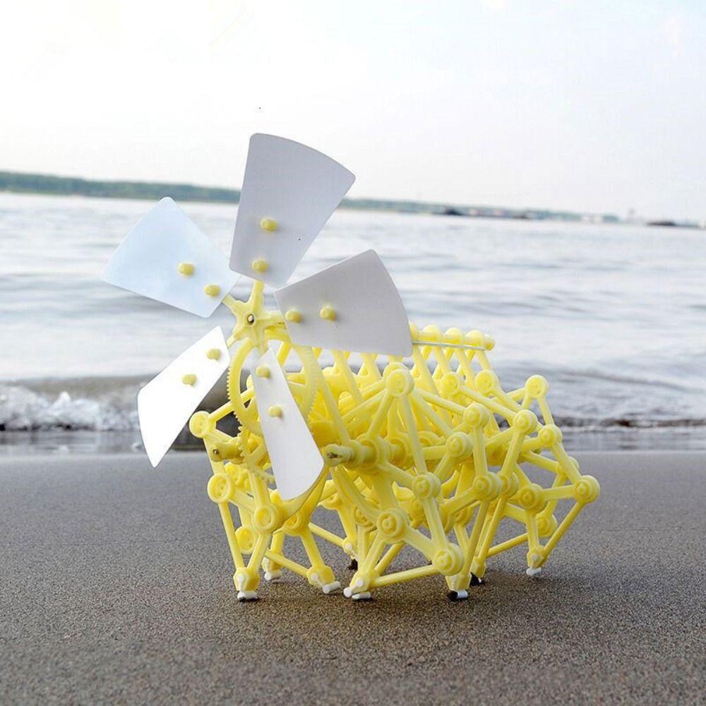 Educational Features DIY Toy Robot Interesting Mini Strandbeest Model Mechanical Puzzle Toy  Gift