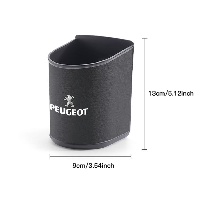 Car Door Storage Bucket Mug Drinks Umbrella Storage Accessories For Peugeot 3008 308 2008 508 607 406 407 307 301 408 5008 4008
