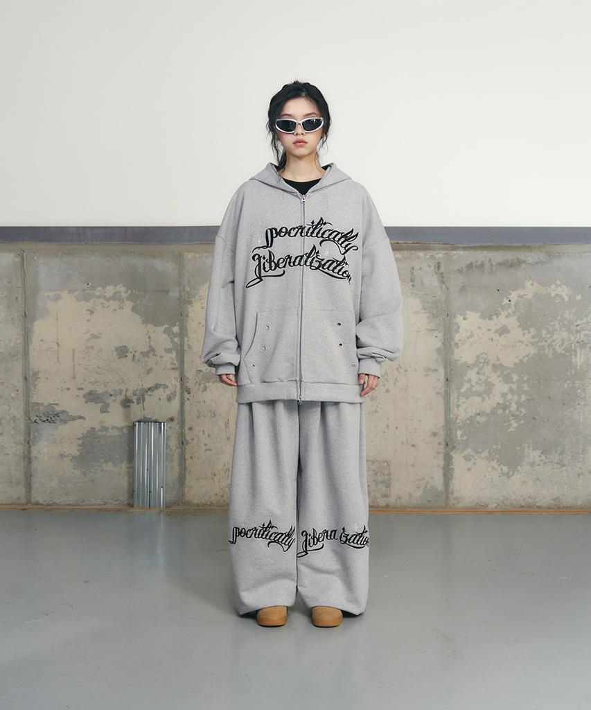 Eonyujeulaeb H-Hotfix Sweatpants [Gray]
