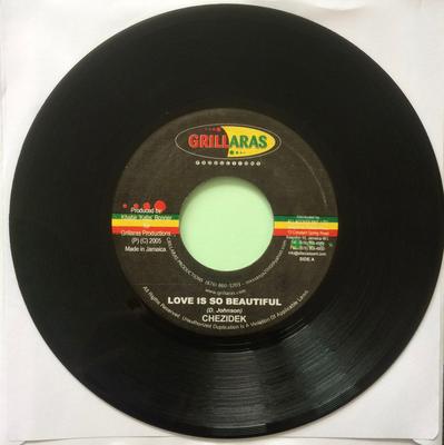 7inch Record CHEZIDEK / PATRIOT - Love Is So Beautiful / Unfortunate  NONE Grillaras Produ 2005 Jamaica Reggae, Ska & Dub Used