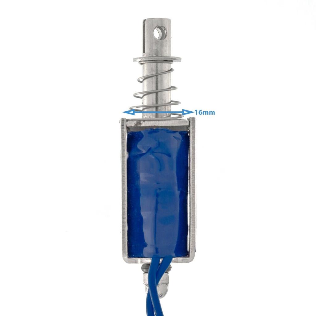 Nuovissimo Blocco Elettronico a Scatto Catch Elettronico Push Pull Lock Catch Metallo Mini Solenoide Telaio Speciale Ritorno a Molla Push Pull