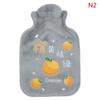 1pc Tummy Warmers Hot Water Bottle Rubber Bag Cute Cartoon Warm Relaxing Safe Heat Cold Large Plush Cloth Hot Water Bag