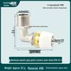 Aluminum-Plastic Pipe Joint Accessories for PERT Floor Heating 1216 & 2025 Quick-Connect Geothermal Pipe Repair