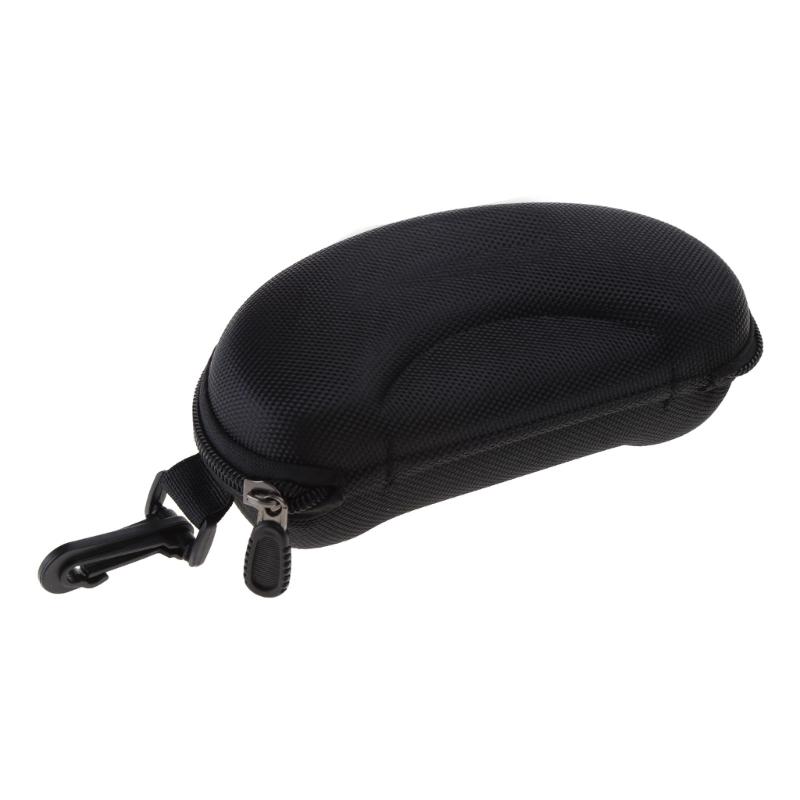 Unisex Big Large Hard-Shell Sports Glasses Case Soccer Basketball Goggles Box Sports Glasses Storage Holder With Clip