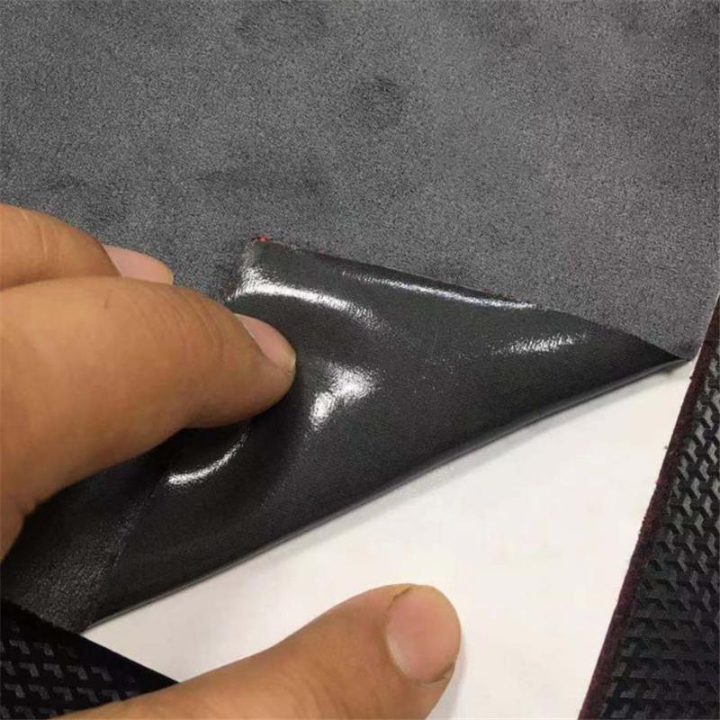 Premium Self-Adhesive Suede Fabric Car Interior Vinyl Wrap for Door Panels Dashboard Armrest DIY Car Interior Modification Furniture Decor