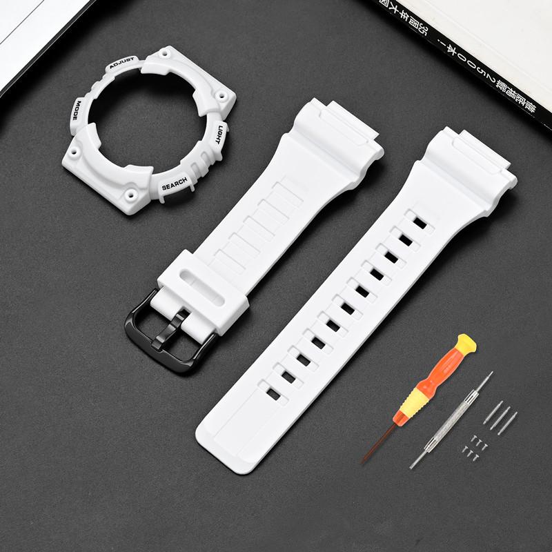 Reimveske for Casio G-Shock AQ-S810 Menn Kvinner Erstatning Matt Gummi Silikon Klokkereim Armbånd