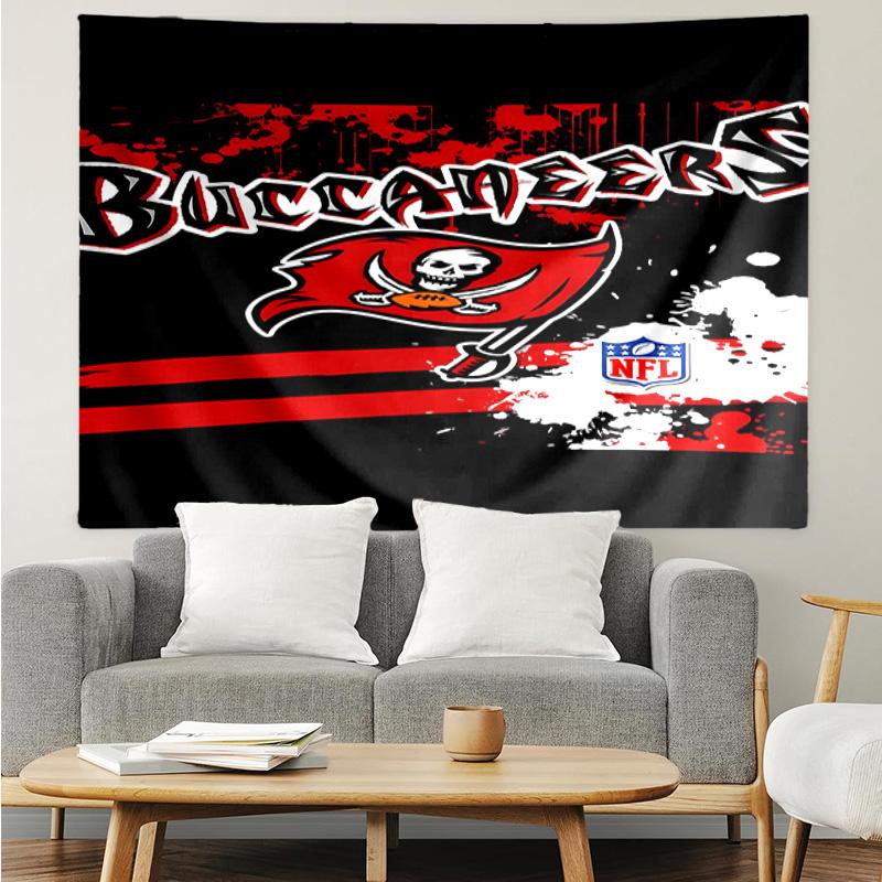 Tampa Bay Buccaneers Logo Tapestry Hanging for Bedroom,Livingroom, Playroom,Decor Art Room Wall Tapestry Holiday and Birthday Gifts