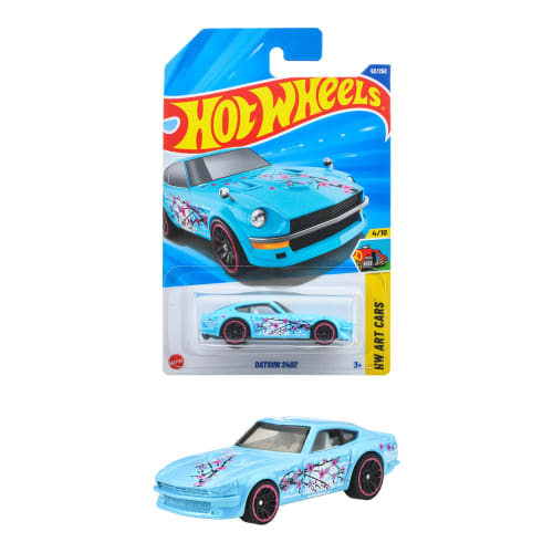 

Hot Wheels Basic Car Datsun 240Z Vehicle Toy Miniature Car for Ages 3 and Up, Blue, JKJ81