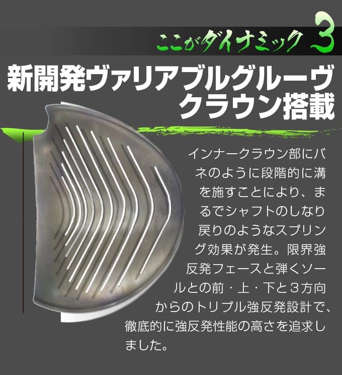 Dynagolf Lefty Rule Compliant Dynamics Driver UST Mamiya Shaft Specification 10 Degree SR V-Spec -4