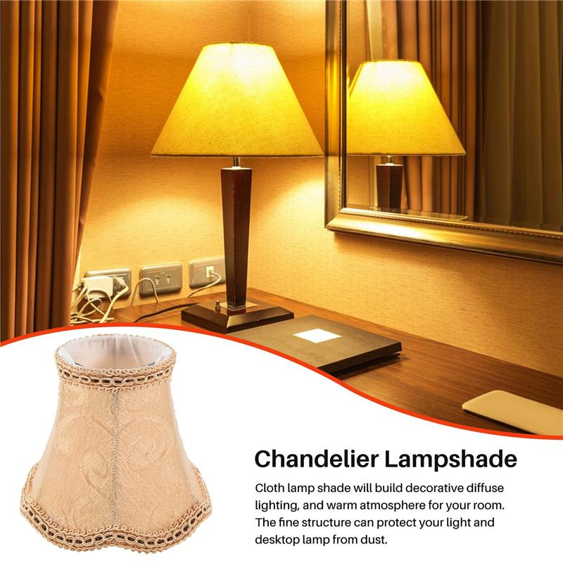 A44Z-Table Lamp Shade Fabric Cloth Clip On Light Shades Lamp Cover Drum Shade Lampshade Bulb For Floor Lamp Home