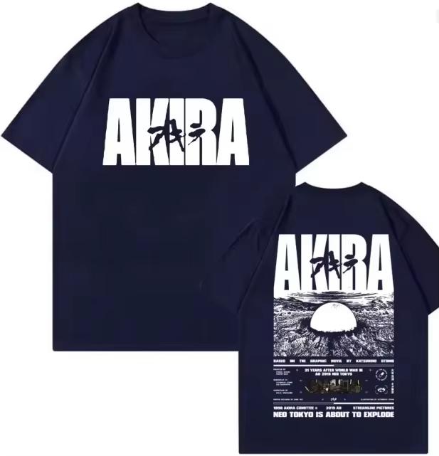 Japanese Unisexs And Unisexs Science Fiction Graphic Tshirt Large Retro Tshirt Anime Movie Akitaro Cotton Oversized Unisex Soft