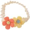 0-3 Yr Baby Headband: Gentle Fit, Flower Design for 100-Day & 1st Birthday Celebrations