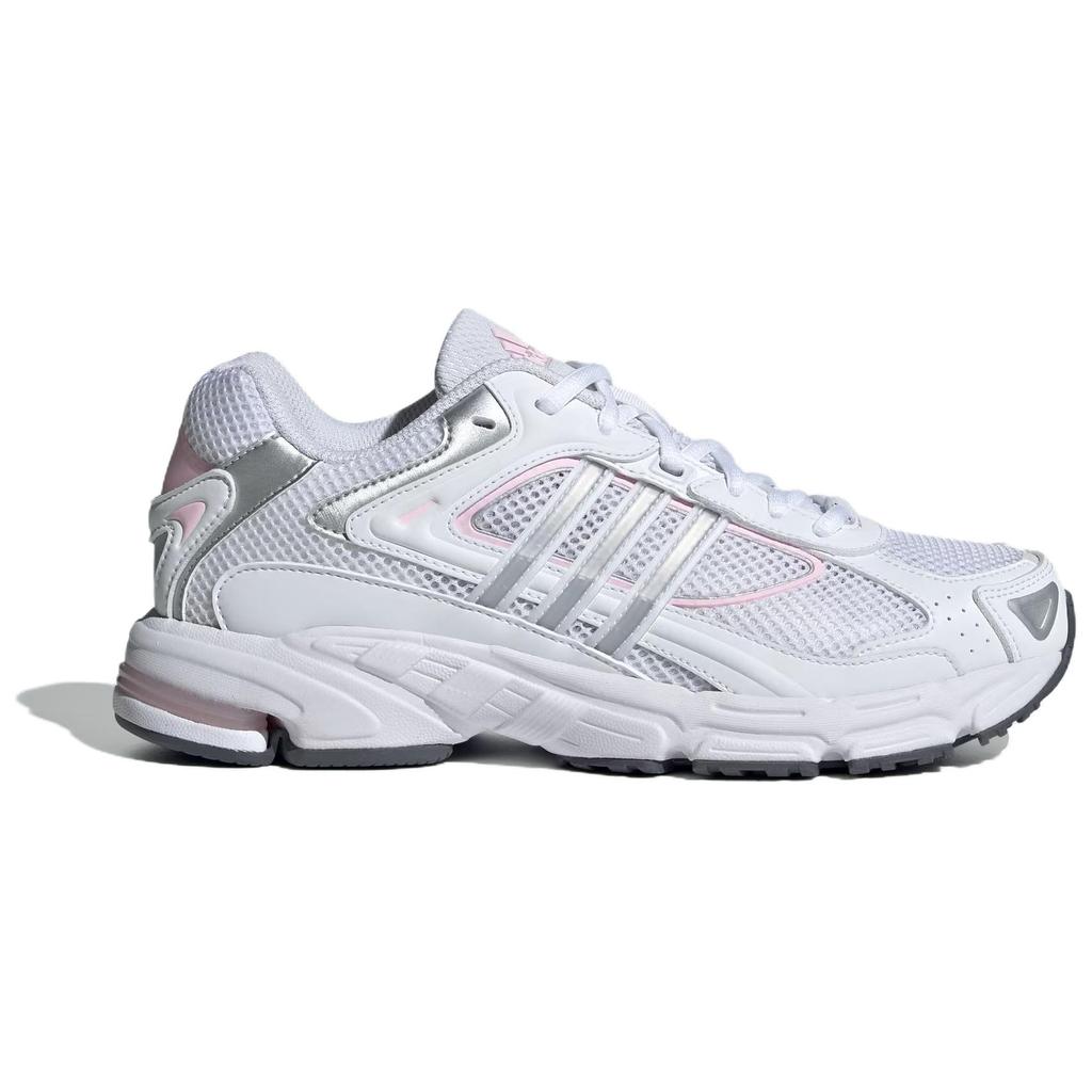 Adidas Response Cl Comfortable Retro Mesh Durable Breathable Low Top Running Shoes Women Sneakers White Gray Pink IE0832