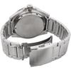 Casio Standard Analog Sports Watch 20 Bar Water Resistant Men's Black Bezel Metal Band