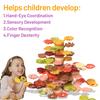 Balance game Toy Building Block Interactive Preschool Stack Games  Stack Blocks  Assembly Diy Educational Brick Toys for Baby