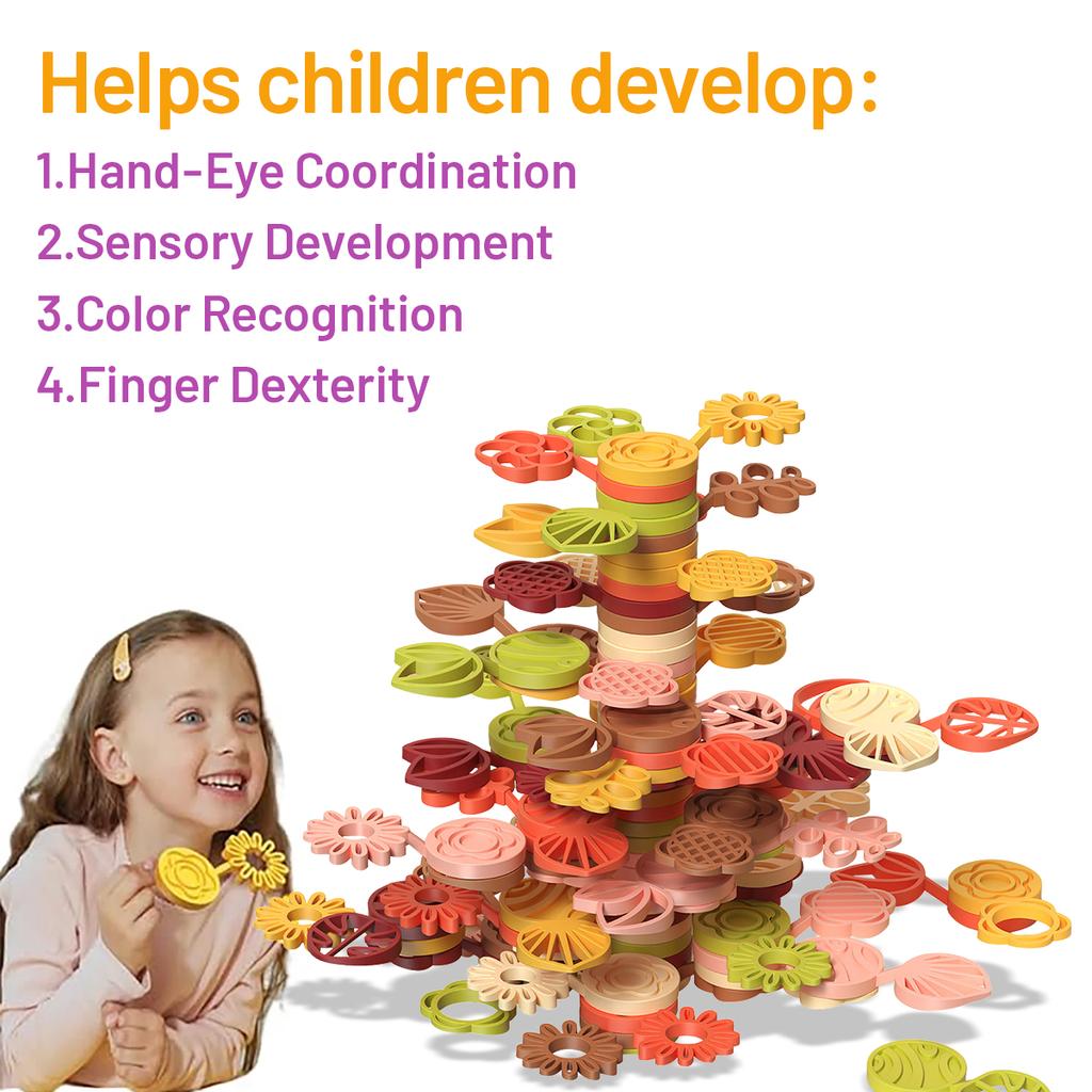 Balance game Toy Building Block Interactive Preschool Stack Games  Stack Blocks  Assembly Diy Educational Brick Toys for Baby